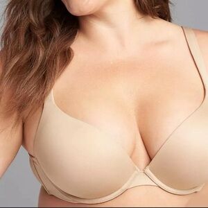 Cacique Bra Womens size 44C blush peach intimates